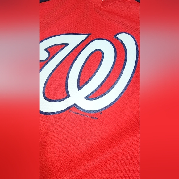WASHINGTON NATIONALS EUC MENS SIZE XL TEAM JERSEY SHIRT - Picture 4 of 8